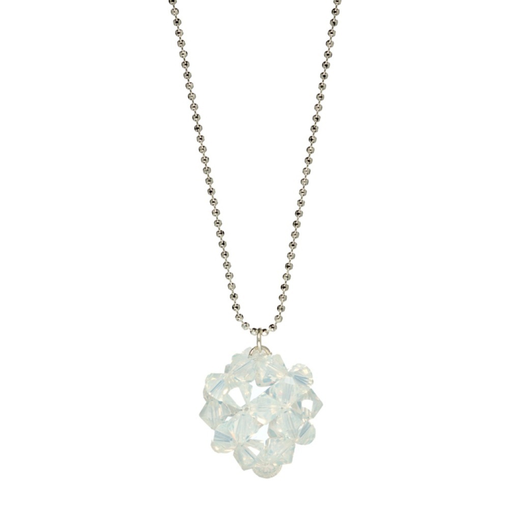 Montreal Made Swarovski Crystal Sphere Necklace • only two left